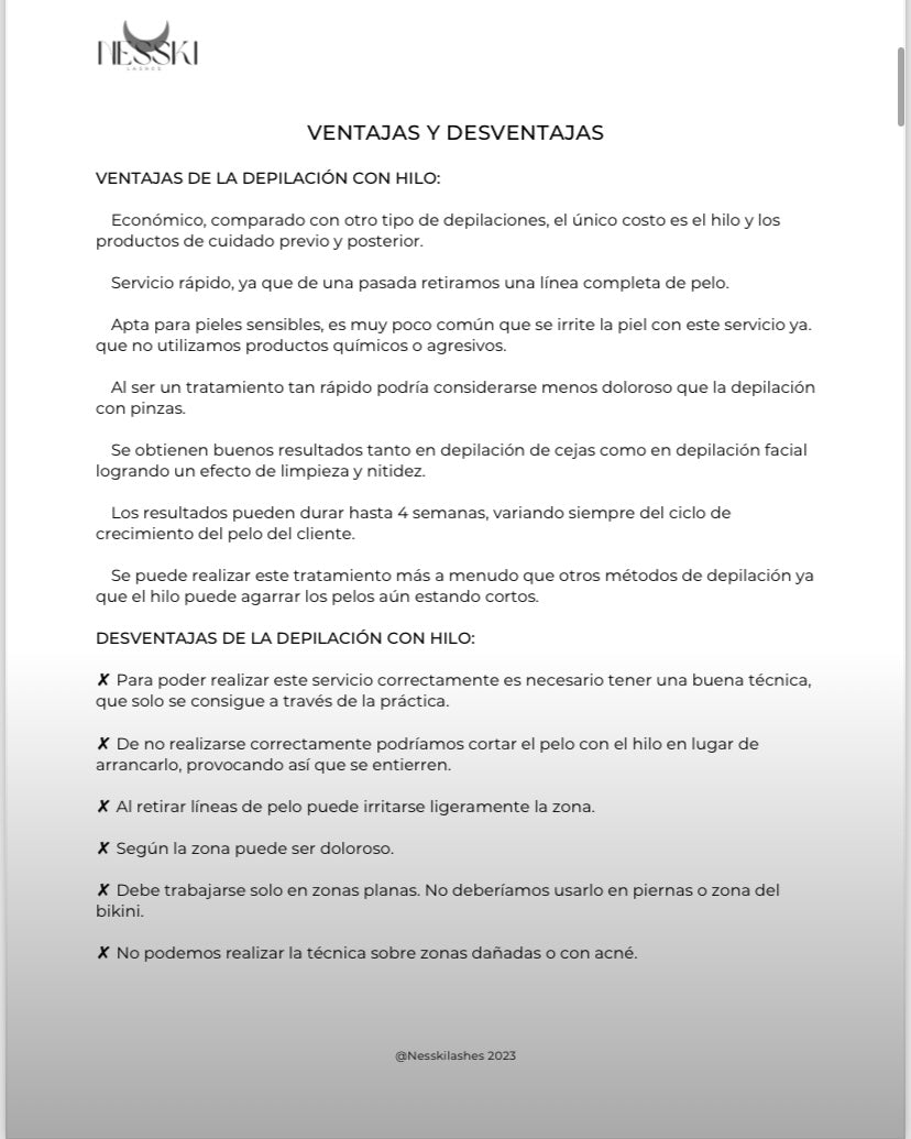CURSO ONLINE DEPILACIÓN CON HILO